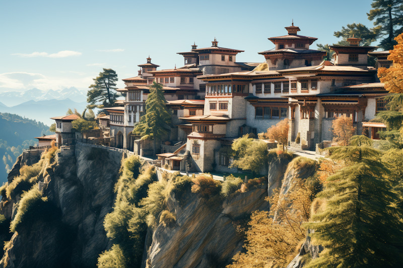 Bhutan monastery